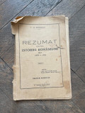 G. Boroda Rezumat asupra Istoriei Romanilor dela Anul 1 - 1935 (cu dedicatia autorului)