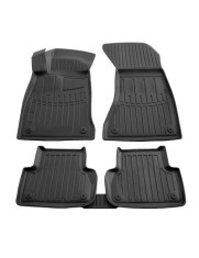 Set covorase auto din cauciuc tip tavita pentru Audi A4 (B9) (2015-)