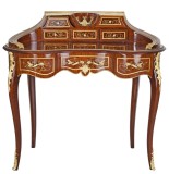 Secretaire Madame Pompadour din lemn masiv furniruit CAT10003, Birouri si secretari, Baroc