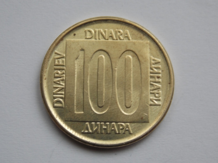 100 DINARI 1989 IUGOSLAVIA