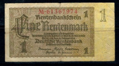 Germania 1937 - 1 Rentenmark, circulata foto