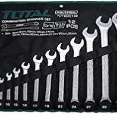 Total - Set 12 Chei Combinate Fixe/Inelare - 6-32Mm (Industrial)