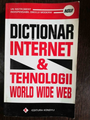 DICTIONAR INTERNET &amp;amp; TEHNOLOGII WORLD WIDE WEB -VICTOR PAKONDI foto