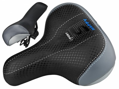 Sa biciclete &amp;quot;Happy&amp;quot; AZ-136BF-B5 Jet Selle, cu arcuri, culoare negru/gri Cod:S022 foto