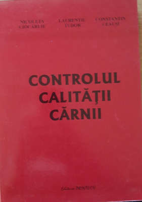 CONTROLUL CALITATII CARNII - NICOLETA CIOCIRLIE foto