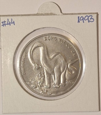 Vietnam, 10 Dong 1993, KM#44, ULTRARARA, TIRAJ 2000 foto