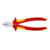 Cleste profesional cu taiere diagonala, maner izolat Knipex 70 06 180, 180 mm