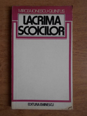 Mircea Ionescu-Quintus - Lacrima scoicilor (1979, cu autograf) foto