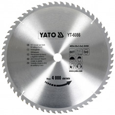 Disc fierastrau circular pt. lemn 400x60x30mm Yato YT-6086 foto