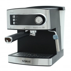 Espressor cafea Samus Espressimo, 850 W, presiune 15 bari, rezervor 1600 ml, Argintiu foto