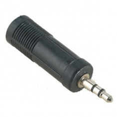 Adaptor Hama 43375 Jack 3.5mm - Jack 6.3mm negru foto