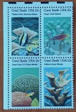 U.S.A--''CORALI''-in america''-set complet -bloc de4- NESTAMP/MNHstamp-Vezi-Scan