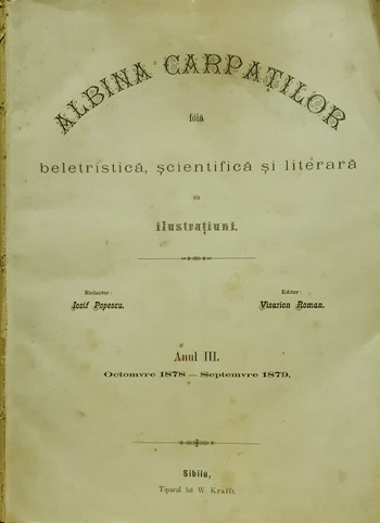 ALBINA CARPATILOR, Anul III, Sibiu, 1879