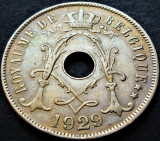 Moneda istorica 25 CENTIMES - BELGIA, anul 1929 * cod 350 A = BELGIQUE