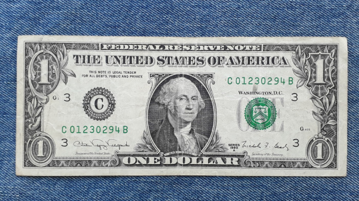 1 Dollar 1988 Statele Unite ale Americii / SUA , USA / seria 01230294