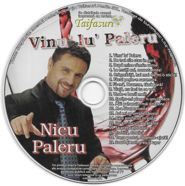 CD Nicu Paleru &lrm;&ndash; Vinu&#039; Lu&#039; Paleru, original