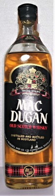 RARE WHISKY MAC DUGAN, SPECIAL RESERVE, CL 75 GR, 43, ANI 60/ IMP. Cora ITALY foto