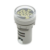 Indicator digital ampermetru LED alb 50-500V AC &Oslash; 22mm Breckner Germany