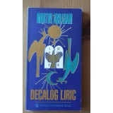 Martin Abraham - Decalog liric (copertă și ilustrație: A. Poch)