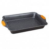 Cumpara ieftin Tava pentru Copt cu Maner de Silicon, 36 cm, Orange BH/1140, Berlinger Haus