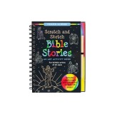 Scratch &amp; Sketch Bible Stories (Trace Along): An Art Activity Book for Faithful Artists of All Ages