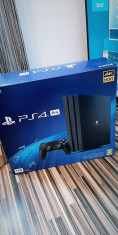 Playstation 4 Pro Jet Black 1TB 30 Jocuri foto