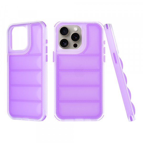 Husa pentru Apple iPhone 15 Pro Max, Techsuit, Wave Shield, Mov