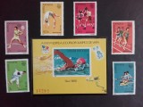 1988 - Preolimpiada de vara Seul - serie+ colita nedantelata LP1203 + LP1204, Nestampilat