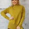 A749-991 Pulover casual cu guler inalt si croiala lejera
