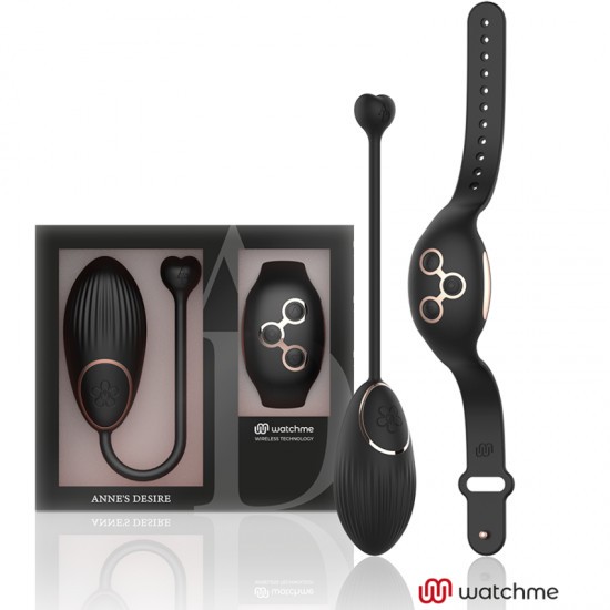 ANNE&#039;S DESIRE - EGG REMOTE CONTROL TECHNOLOGY WATCHME BLACK/GOLD
