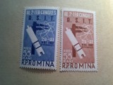 Serie Romania 1957 - Al 2-lea Congres ASIT - al Inginerilor , 2 valori