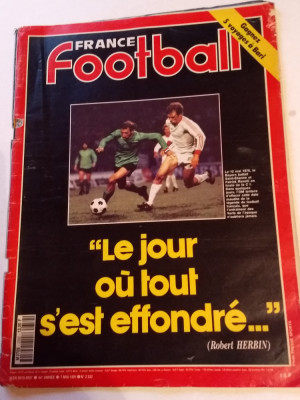 Revista fotbal - &amp;quot;FRANCE FOOTBALL&amp;quot; (07.05.1991) foto