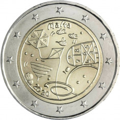 F. RAR - Malta moneda comemorativa 2 euro 2020 - Jocuri de copii - UNC foto