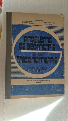 Probleme de geometrie si trigonometrie SOARE NICULESCU DRAGOMIR TENA foto