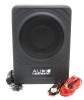 Subwoofer Auto Activ Audio System US08 Active, 200W RMS, 20cm, Sub Scaun, Telecomanda Bas, Intrari RCA+High-Level