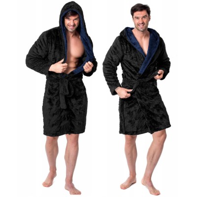 Halat de baie Black Navy Jordan Men L foto
