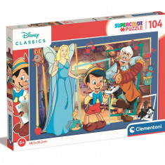 Puzzle Clementoni Disney Classic Pinocchio, 104 piese