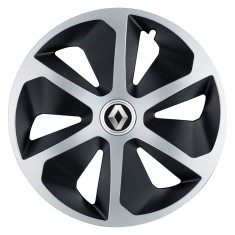 Set 4 capace roti Roco Gri-Negru R17 pentru gama auto Renault