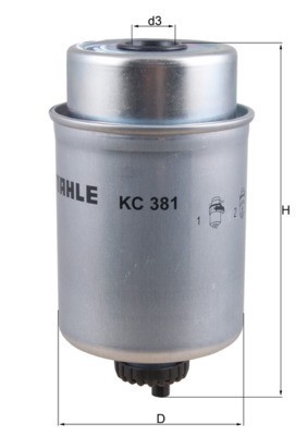 Filtru combustibil KNECHT KC381 foto