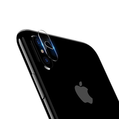 Folie protectie camera Edman pentru iPhone X foto