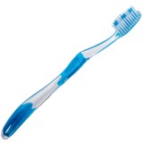 Periuță de dinți, Model Unisex, Albastru, Peri Duritate Medie, Design Ergonomic, Oem