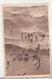 bnk cp Vasile Roaita - Colonie de copii la mare - uzata 1952 - Libraria noastra