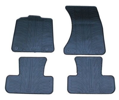 Set covorase auto din cauciuc Audi Q5 (8R) 2008-12.2016, Negru, Gledring, 4 buc. AutoDrive ProParts foto