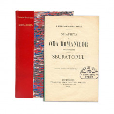 I. Heliade-Rădulescu, Seraphita și Oda Românilor. Poezii inedite. Sburătorul, 1872