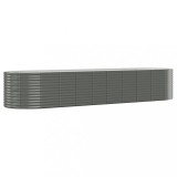Cumpara ieftin Strat inaltat gradina 396x100x68 cm otel galvanizat