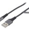 Cablu USB 2.0 A la Micro USB 0,5m