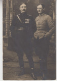 M5 B72 - FOTO - FOTOGRAFIE FOARTE VECHE - militari cu decoratii - anii 1920