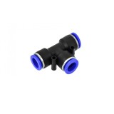 Conector furtun pneumaticpneumatic PU/PE, tip T, 4mm, GEKO G03040