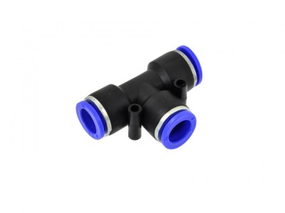 Conector furtun pneumaticpneumatic PU/PE, tip T, 4mm, GEKO G03040 foto
