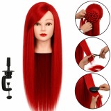 Manechin coafură Iza 70 cm, cu păr termorezistent și stativ